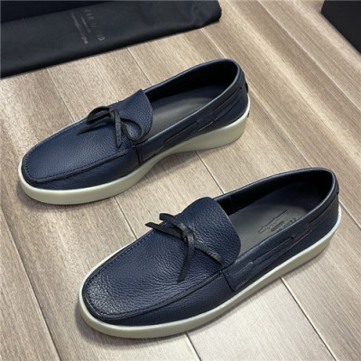 [매장판]Ermenegildo Zegna 2021 Men's Leather Loafer,ZEGS0036 - 에르메넬질도 제냐 2021 남성용 레더 로퍼,Size(240-270),네이비ZEGS0035