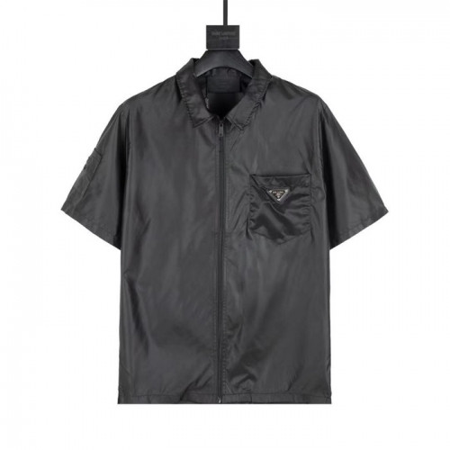 Prada  Mens Basic Logo Short Sleeved Tshirts Black - 프라다 2021 남성 베이직 로고 폴로 반팔티 Pra02239x Size(s - xl) 블랙