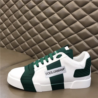 Dolce&Gabbana 2021 Men's Leatehr Sneakers,DGS0275 - 돌체앤가바나 2021 남성용 레더 스니커즈,Size(240-270),화이트