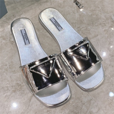 Prada 2021 Women's Leather Slipper,RAS0759 - 프라다 2021 여성용 레더 슬리퍼,Size(225-250),실버