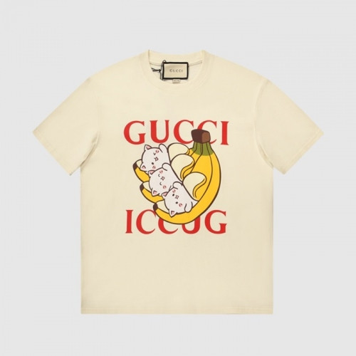 [매장판]Gucci  Mm/Wm Logo Short Sleeved Tshirts Ivory - 구찌 2021 남/녀 로고 반팔티 Guc03681x Size(xs - l) 아이보리