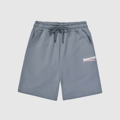 Balenciaga  Mens Logo Training Half Pants Gray - 발렌시아가 2021 남성 로고 트레이닝 반바지 Bal01025x Size(xs - l) 그레이