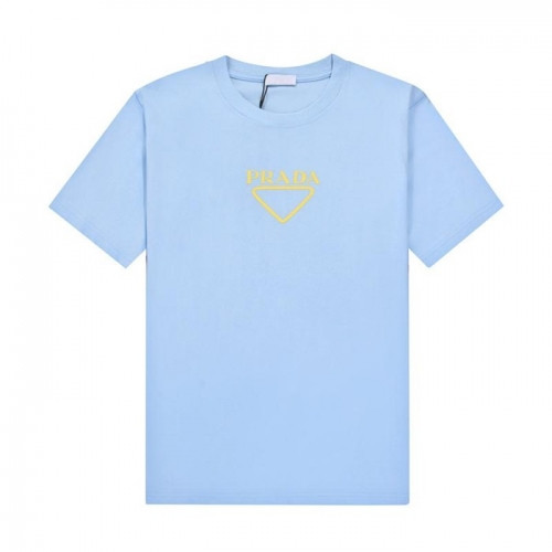 Prada  Mens Basic Logo Short Sleeved Tshirts Blue - 프라다 2021 남성 베이직 로고 폴로 반팔티 Pra02242x Size(s - xl) 블루