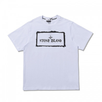 Stone Island  Mens Crew-neck Cotton Short Sleeved Tshirts White - 스톤아일랜드 2021 남성 크루넥 코튼 반팔티 Sto0314x Size(m - 2xl) 화이트