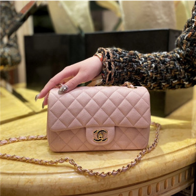 [러블리 신상]Chanel 2021 Classic Flap Cross Bag,20cm,CHAB1664 - 샤넬 2021 클래식 플랩 크로스백,20cm,핑크