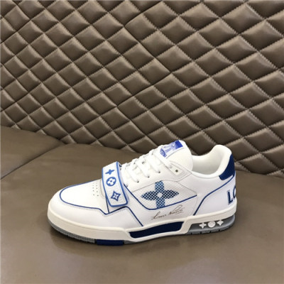 [매장판]Louis Vuitton 2021 Men's Leather Sneakers,LOUS1989 - 루이비통 2021 남성용 레더 스니커즈,Size(240-270),화이트