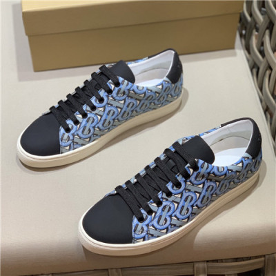 Burberry 2021 Men's Leather Sneakers,BURS0165 - 버버리 2021 남성용 레더 스니커즈,Size(240-270),블루