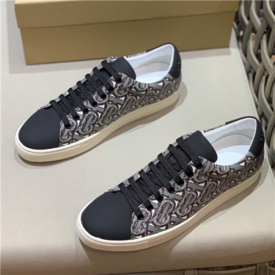 Burberry 2021 Men's Leather Sneakers,BURS0166 - 버버리 2021 남성용 레더 스니커즈,Size(240-270),그레이