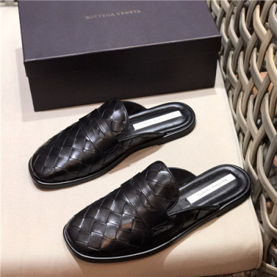 Bottega Veneta 2021 Men's Leather Mule,BVS0366 - 보테가베네타 2021 남성용 레더 뮬,Size(240-270),블랙