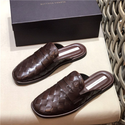 Bottega Veneta 2021 Men's Leather Mule,BVS0367 - 보테가베네타 2021 남성용 레더 뮬,Size(240-270),브라운