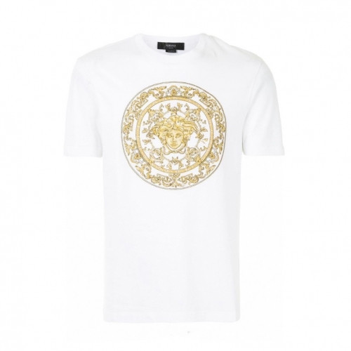 Versace  Mens Logo Short Sleeved Tshirts Black - 베르사체 2021 남성 메두사 반팔티 Ver0835x Size(s - 3xl) 화이트