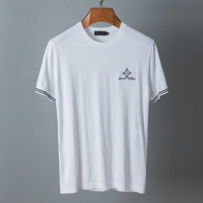 Louis vuitton  Mens Logo Short Sleeved Tshirts White - 루이비통 2021 남성 로고 반팔티 Lou02826x Size(m - 3xl) 화이트