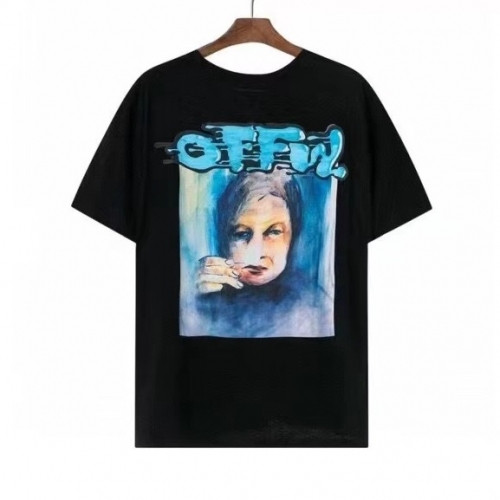 Off-white 2021 Mm/Wm Printing Logo Crew - neck Cotton Short Sleeved Tshirts Black - 오프화이트 2021 남/녀 프린팅 로고 코튼 반팔티 Off0729x Size(s - xl) 블랙