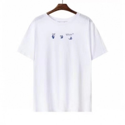 [매장판]Off-white  Mm/Wm Printing Logo Crew - neck Cotton Short Sleeved Tshirts White - 오프화이트 2021 남/녀 프린팅 로고 코튼 반팔티 Off0731x Size(s - xl) 화이트