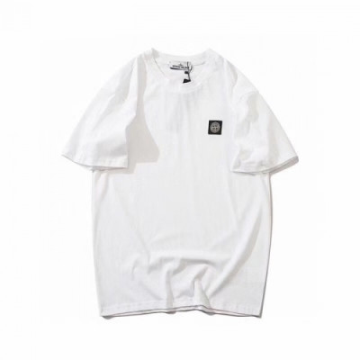 Stone Island  Mens Crew-neck Cotton Short Sleeved Tshirts White - 스톤아일랜드 2021 남성 크루넥 코튼 반팔티 Sto0330x Size(m - 2xl) 화이트