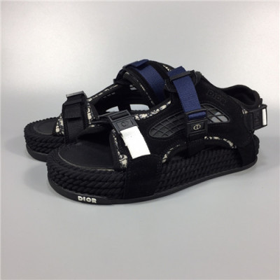 Dior 2021 Men's Leather Sandal,DIOS0376 - 디올 2021 남성용 레더 샌들,Size(240-270),블랙