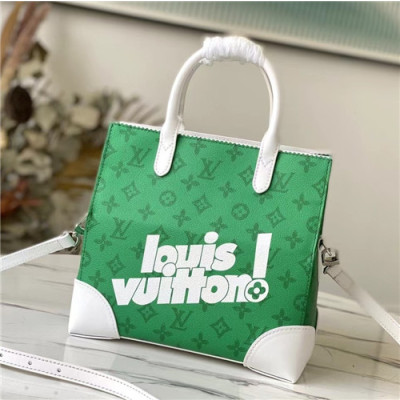 [루이비통]Louis Vuitton 2021 Women's Leather Tote Bag/Shouder Bag,25cm,M46113,LOUB2343 - 루이비통 2021 여성용 레더 토트백/숄더백,25cm,그린