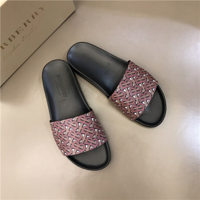 Burberry 2021 Men's Leather Slipper,BURS0171 - 버버리 2021 남성용 레더 슬리퍼,Szie(240-270),브라운