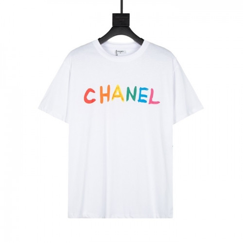 Chanel  Mm/Wm 'CC' Logo Cotton Short Sleeved Tshirts White - 샤넬 2021 남/녀 'CC'로고 코튼 반팔티 Cnl0685x Size(xs - l) 화이트