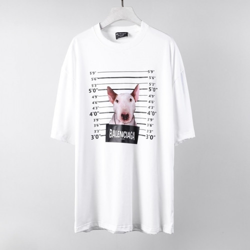 Balenciaga  Mm/Wm Logo Cotton Short Sleeved Tshirts White - 발렌시아가 2021 남/녀 로고 코튼 반팔티 Bal01031x Size(xs - m) 화이트