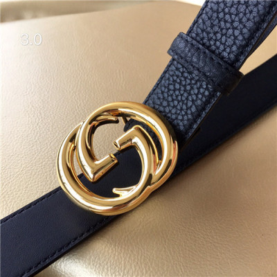 Gucci 2021 Women's Leather Belt,3.0cm,GUBT0174 - 구찌 2021 여성용 레더 벨트,3.0cm,블랙