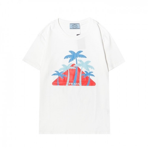 [캐쥬얼]Prada  Mens Basic Logo Short Sleeved Tshirts White - 프라다 2021 남성 베이직 로고 폴로 반팔티 Pra02263x Size(s - 2xl) 화이트