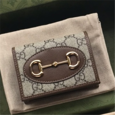 Gucci 2021 Women's Leather Card Purse,11cm,GUW0195 - 구찌 2021 여성용 레더 카드퍼스,11cm,베이지