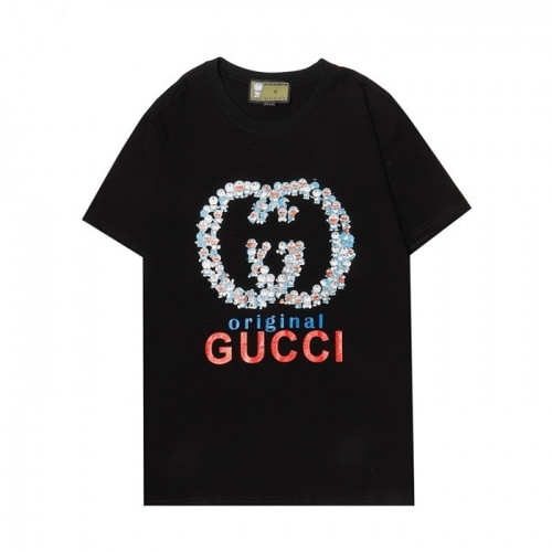 Gucci  Mm/Wm Logo Short Sleeved Tshirts Black - 구찌 2021 남/녀 로고 반팔티 Guc03712x Size(s - 2xl) 블랙