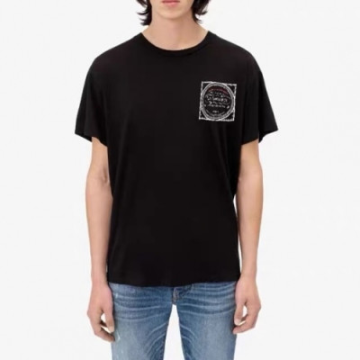 Amiri  Mm/Wm Logo Cotton Short Sleeved Tshirts Black - 아미리 2021 남/녀 로고 코튼 반팔티 Ami0209x Size(s - xl) 블랙