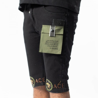 Versace  Mens Medusa Logo Casual Half Pants Black - 베르사체 2021 남성 메두사 로고 캐쥬얼 반바지 Ver0850x Size(29 - 38) 블랙