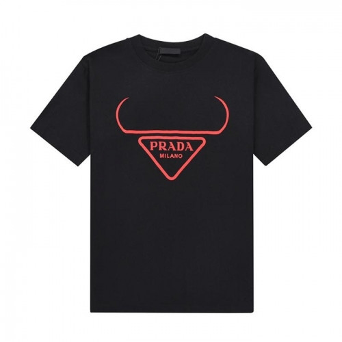 Prada  Mens Basic Logo Short Sleeved Tshirts Black - 프라다 2021 남성 베이직 로고 폴로 반팔티 Pra02268x Size(xs - l) 블랙