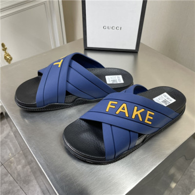 Gucci 2021 Men's TPU Slipper,GUCS1510 - 구찌 2021 남성용 TPU 슬리퍼,Size(240-270),네이비