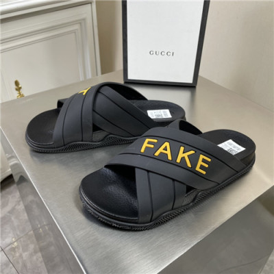 Gucci 2021 Men's TPU Slipper,GUCS1514 - 구찌 2021 남성용 TPU 슬리퍼,Size(240-270),블랙