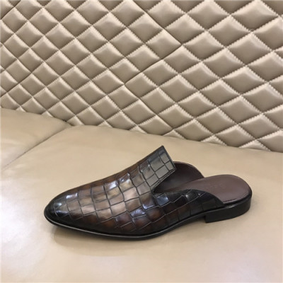 Berluti 2021 Men's Leather Mule,BERTS0253 - 벨루티 2021 남성용 레더 뮬,Size(240-270),브라운