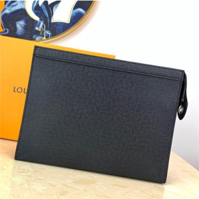 [루이비통]Louis Vuitton 2021 Men's Leather Pouch,27cm,M30675,LOUB2371 - 루이비통 2021 남성용 레더 파우치,27cm,블랙