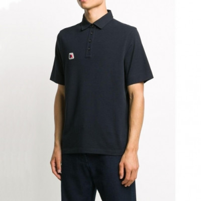 Moncler  Mens Logo Crew-neck Short Sleeved Tshirts Navy - 몽클레어 2021 남성 로고 크루넥 반팔티 Moc02202x Size(m - 2xl) 네이비