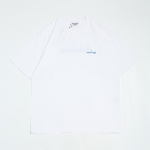 Balenciaga  Mm/Wm Logo Cotton Short Sleeved Tshirts White - 발렌시아가 2021 남/녀 로고 코튼 반팔티 Bal01056x Size(xs - l) 화이트
