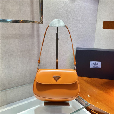 [유니크한]Prada 2021 Women's Leather Hobo Bag,23cm,1BD311,PRAB0429 - 프라다 2021 여성용 레더 호보백,23cm,오렌지