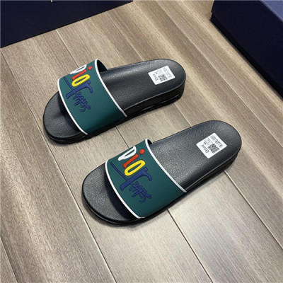 Dior 2021 Men's TPU Slipper,DIOS0390 - 디올 2021 남성용 TPU 슬리퍼,Size(240-270),그린