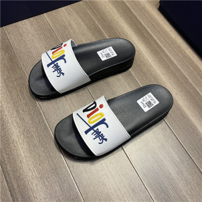 Dior 2021 Men's TPU Slipper,DIOS0393 - 디올 2021 남성용 TPU 슬리퍼,Size(240-270),화이트