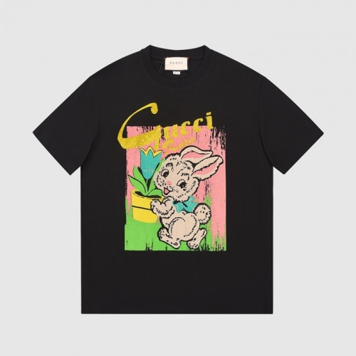 Gucci  Mm/Wm Logo Short Sleeved Tshirts Black - 구찌 2021 남/녀 로고 반팔티 Guc03761x Size(xs - l) 블랙