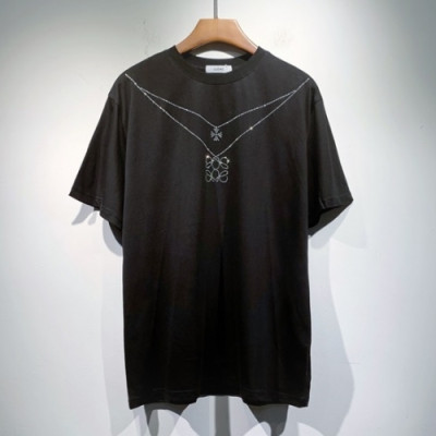 Loewe  Mm/Wm Smile Short Sleeved Tshirts Black - 로에베 2021 남/녀 스마일 반팔티 Loe0421x Size(s - 2xl) 블랙