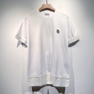 Dior  Mm/Wm Casual Crew-neck Short Sleeved Tshirts White - 디올 2021 남/녀 캐쥬얼 크루넥 반팔티 Dio01249x Size(s - 2xl) 화이트