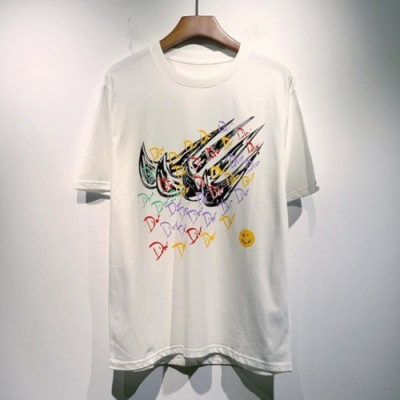 Dior  Mm/Wm Casual Crew-neck Short Sleeved Tshirts White - 디올 2021 남/녀 캐쥬얼 크루넥 반팔티 Dio01251x Size(s - 2xl) 화이트