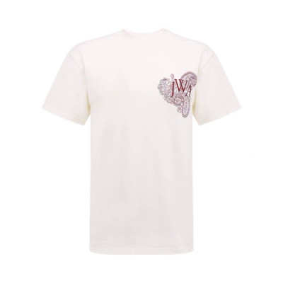 JW Anderson Mens Tshirts Ivory - JW 앤더슨 2021 남성 캐쥬얼 반팔티 Jw03x