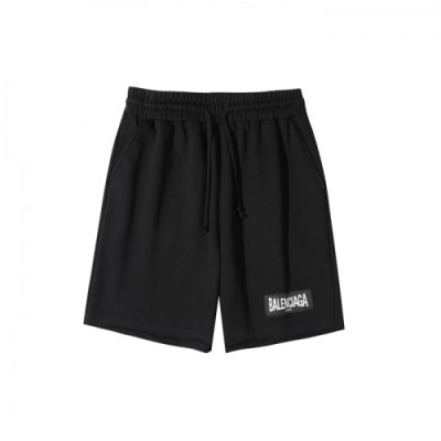 Balenciaga  Mens Logo Training Half Pants Black - 발렌시아가 2021 남성 로고 트레이닝 반바지 Bal01076x Size(xs - m) 블랙