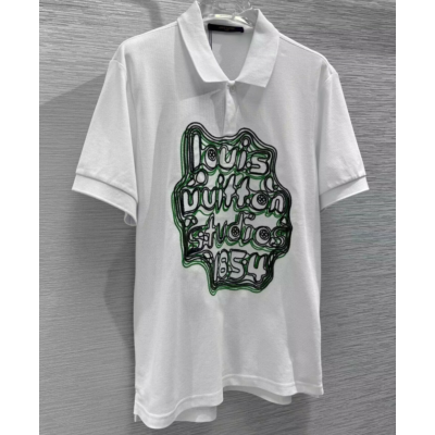 Louis vuitton  Mm/Wm Logo Short Sleeved Tshirts White - 루이비통 2023 남/녀 로고 반팔티 Lou02957x Size(s - l) 화이트