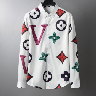 Louis vuitton  Mens Trendy shirts White - 루이비통 2021 남성 트렌디 셔츠 Lou02959x Size(m - 3xl) 화이트