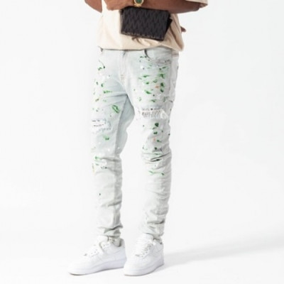 Amiri  Mens Trendy Denim Pants Blue - 아미리 2021 남성 트렌디 데님 팬츠 Ami0214x Size(29 - 38) 블루