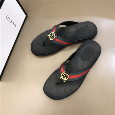 Gucci 2021 Men's  Canvas Slipper,GUCS1554 - 구찌 2021 남성용 캔버스 슬리퍼,Size(240-270),블랙